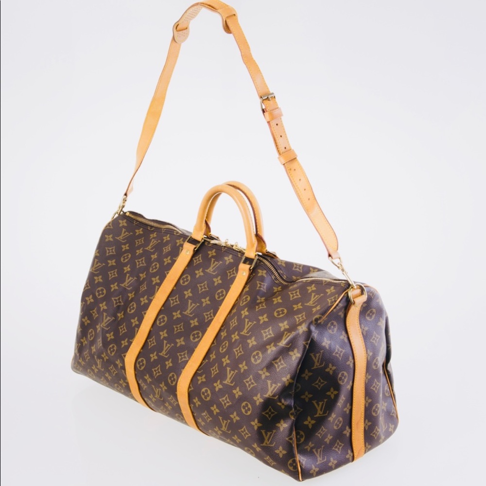 ❤️✈️❤️Authentic Louis Vuitton Keepall Bandoulier 60 - Picture 2 of 15